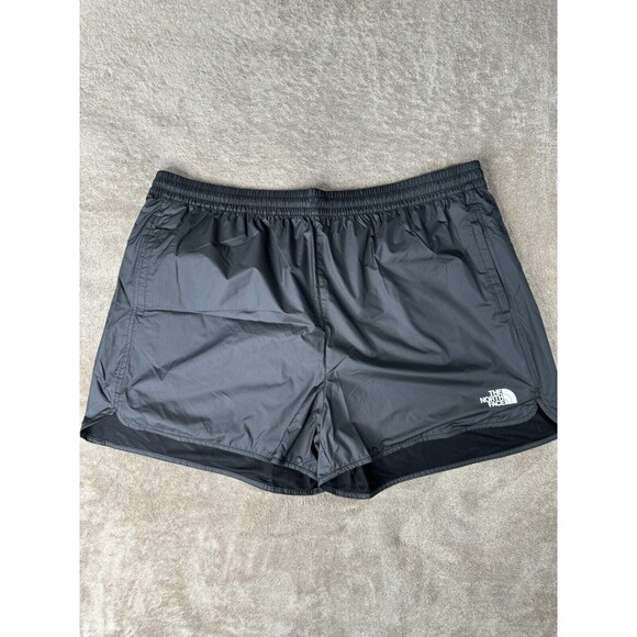 The North Face Hydrenaline Women Plus 2XLActive Shorts Black Hiking Windwall $50 - Picture 1 of 13